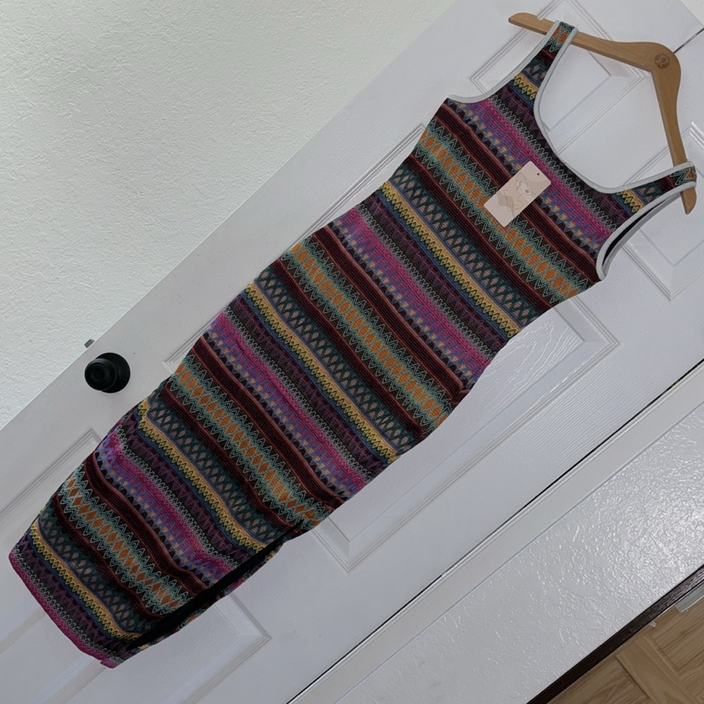 Summer Fitted Tight Square Neck Beach Sundress - Picture 7 of 8